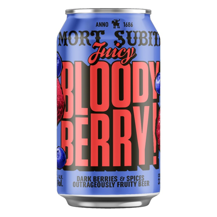 MORT SUBITE BLOODY BERRY 24X33cl BLIK