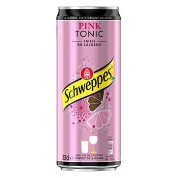 SCHWEPPES PINK TONIC BLIK 24x33cl