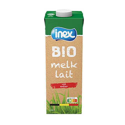 Bio Inex volle melk brik (6x1L)