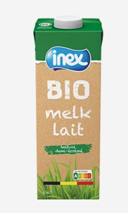 Bio Inex semi skimmed (6x1L)