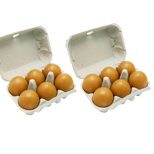 2 dozen van 6 BIO eieren (2x6) PROMO